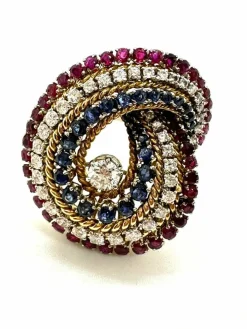 Magnifique bague spirale Dolce Vita vintage