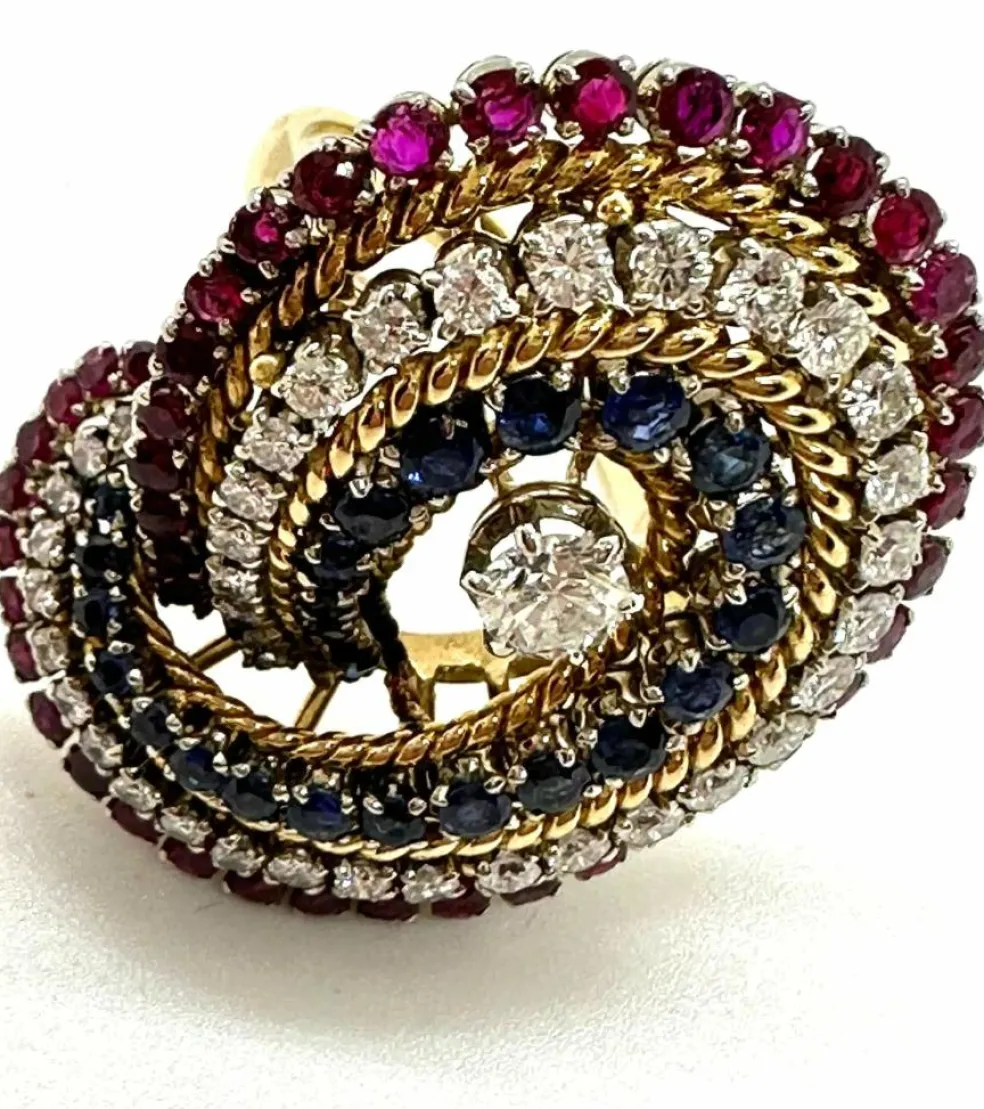 Magnifique bague spirale Dolce Vita vintage