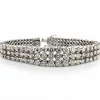 Magnifique bracelet en or massif 18 carats avec diamants