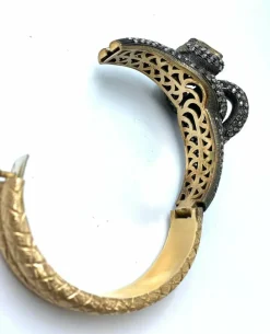 Magnifique bracelet serpent de la fin de l’époque victorienne