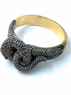 Magnifique bracelet serpent de la fin de l’époque victorienne