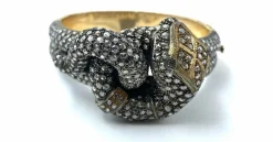 Magnifique bracelet serpent de la fin de l’époque victorienne