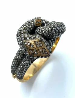 Magnifique bracelet serpent de la fin de l’époque victorienne