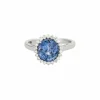 Marguerite or blanc saphir de 4,09 carats