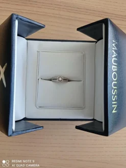 MAUBOUSSIN - Chance of Love n°1 - Bague or blanc et diamants