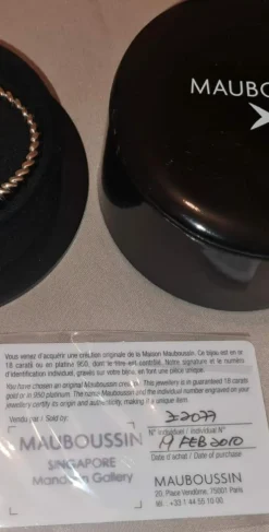 MAUBOUSSIN - Je Le Veux - Bague or blanc et diamants