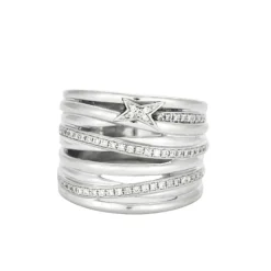 MAUBOUSSIN - Kiff & Kiss - Bague or blanc, diamants