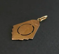 Médaille 2 Ors Art Déco