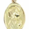 MÉDAILLE VIERGE ART-DÉCO SIGNÉE SELLIER