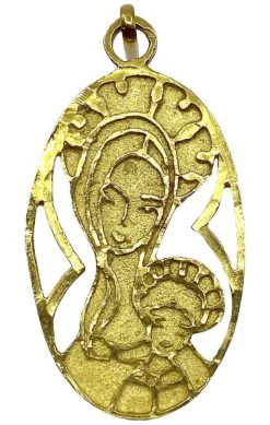 Médaille Vierge et Jésus