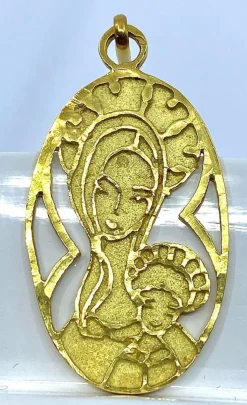 Médaille Vierge et Jésus