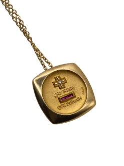 Médaille Amour Augis , Diamant et Rubis
