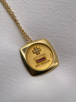 Médaille Amour Augis , Diamant et Rubis