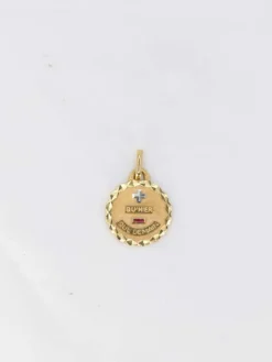 Médaille amour Augis en or, plus qu'hier moins que demain