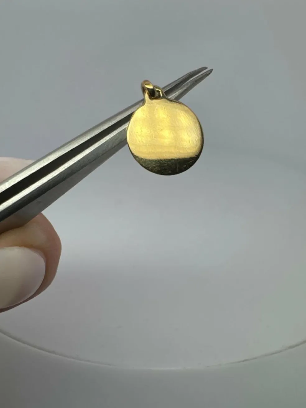 Médaille Amour Or Jaune 18k & Diamant
