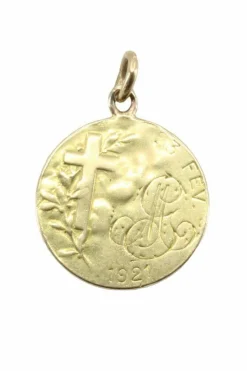 MÉDAILLE ANCIENNE ANGE RAPHAËL