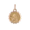 Médaille ancienne angelot or rose
