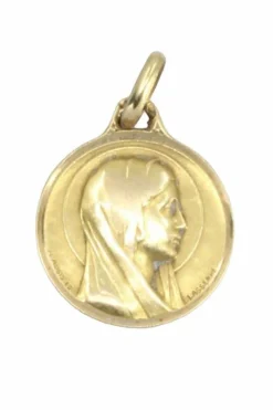 MÉDAILLE ANCIENNE AUGIS NOTRE DAME DE LOURDES