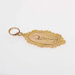 Médaille ancienne Calice or jaune