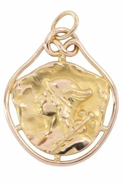 MÉDAILLE ANCIENNE DIEU HERMÈS