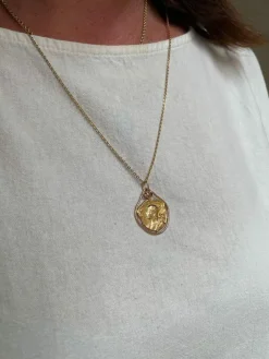 MÉDAILLE ANCIENNE DIEU HERMÈS