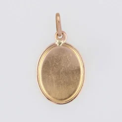 Médaille ancienne or rose Vierge Miraculeuse