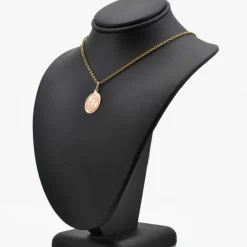 Médaille ancienne or rose Vierge Miraculeuse