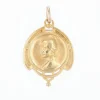 Médaille ancienne portrait de femme