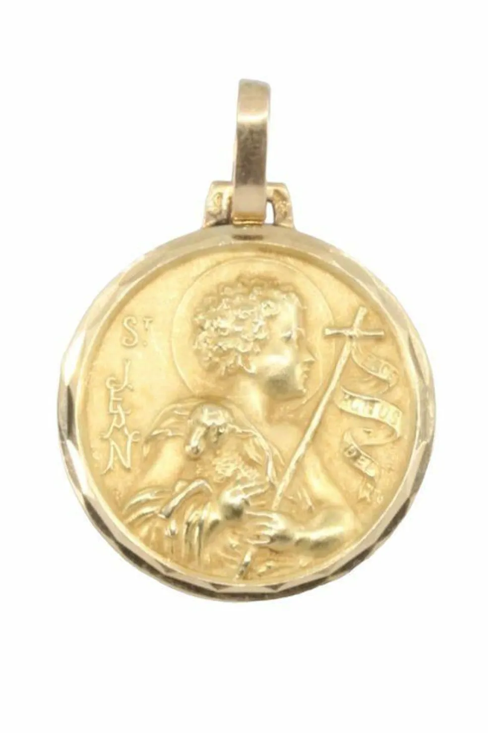 MÉDAILLE ANCIENNE SAINT JEAN LE BAPTISTE