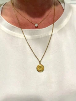 MÉDAILLE ANCIENNE SAINT JEAN LE BAPTISTE