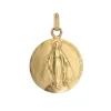 Médaille ancienne Vierge Miraculeuse or jaune