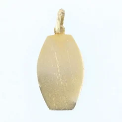 Médaille angelot or jaune art déco
