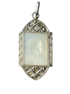 Médaille Art Déco nacre