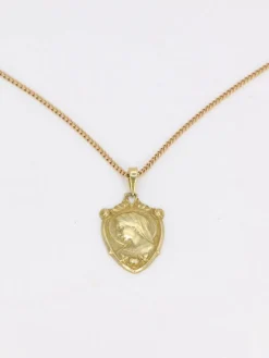 Médaille Art Nouveau Vierge par P. Lasserre