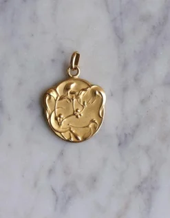 Médaille Art Nouveau Becker sur or