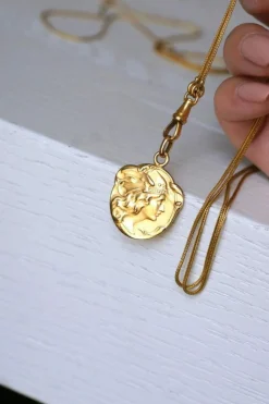 Médaille Art Nouveau Becker sur or