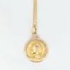 Médaille Art nouveau en or jaune