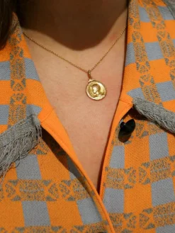 Médaille Art nouveau en or jaune
