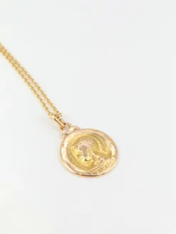 Médaille Art nouveau en or jaune