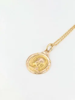 Médaille Art nouveau en or jaune