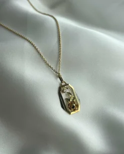 Médaille Art Nouveau/Art Déco Or Jaune Perle Fine