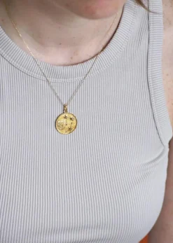 Médaille astrologique gémeaux Or et Diamants