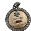 Médaille Augis or diamants