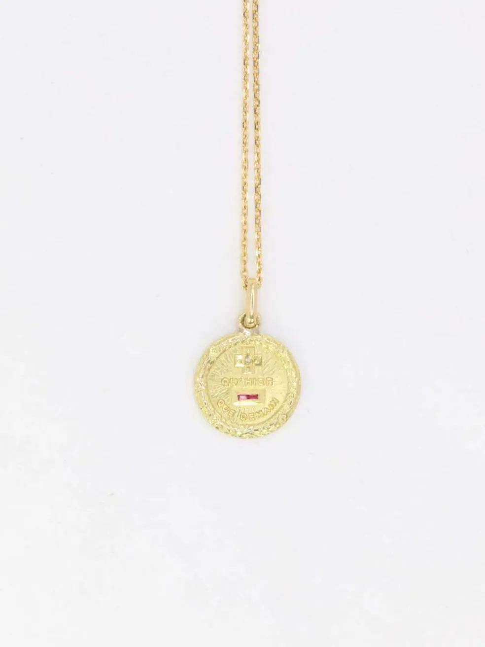 Médaille Augis or et diamant, Plus qu’hier moins que demain, A. Augis