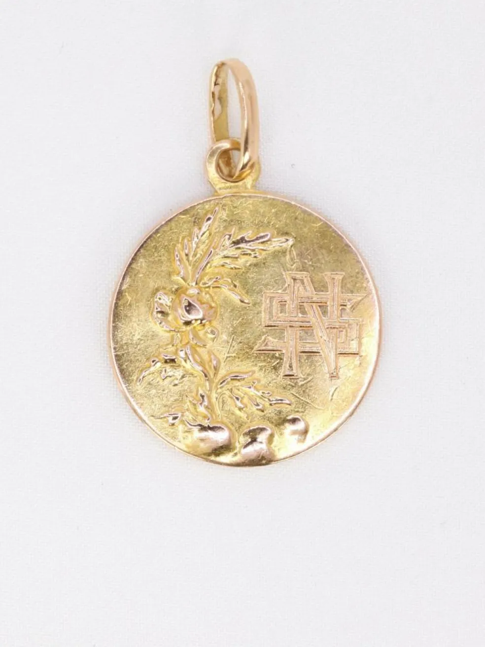 Médaille bienheureuse Jeanne d'Arc or jaune