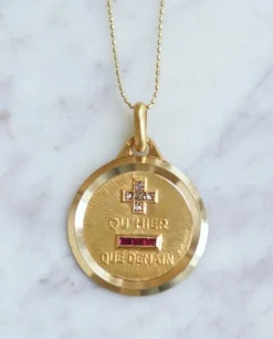 Médaille d'amour A.AUGIS en or jaune
