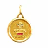 Médaille d’amour Augis diamants et rubis de synthèse