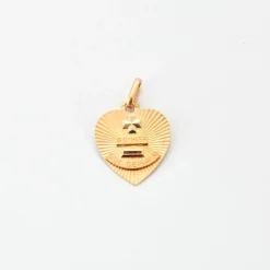 Médaille d'amour Augis forme coeur
