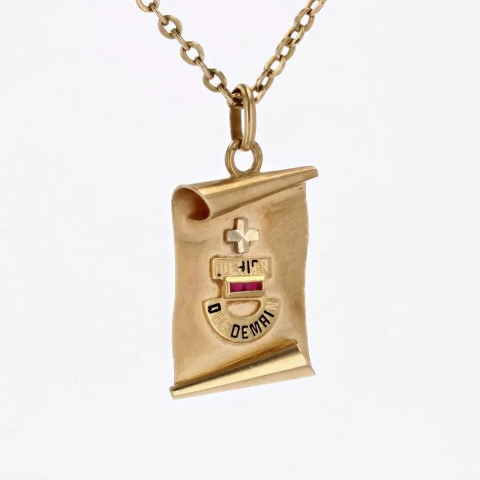 Médaille d'Amour Augis parchemin La Singulière