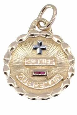 Médaille d'amour, rubis